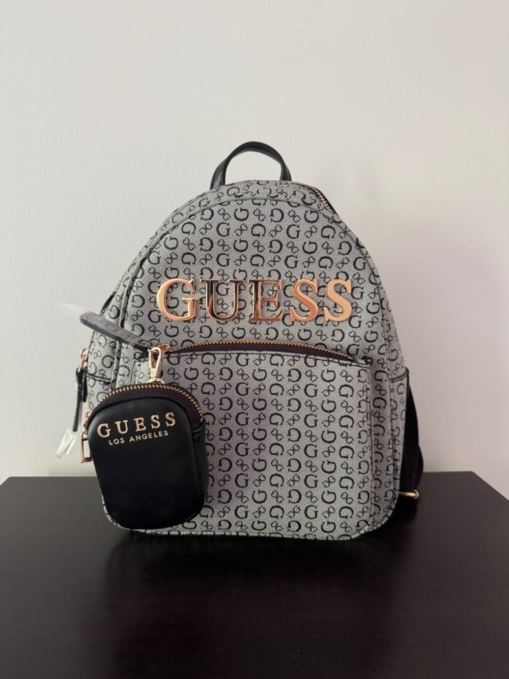 GUESS Logo Maisey Backpack - Black NWT